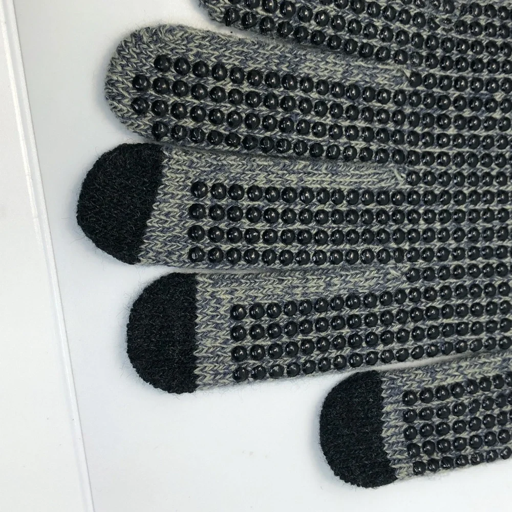 Gloves Greyish/Blue Anti-Skid Gloves Mobile /Everyday Winter Gloves